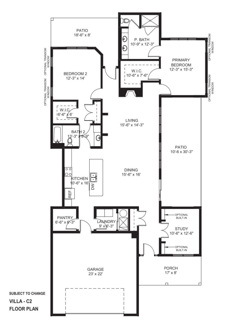 Cedar Floor Plan | Amare Vita 55 Plus Communities