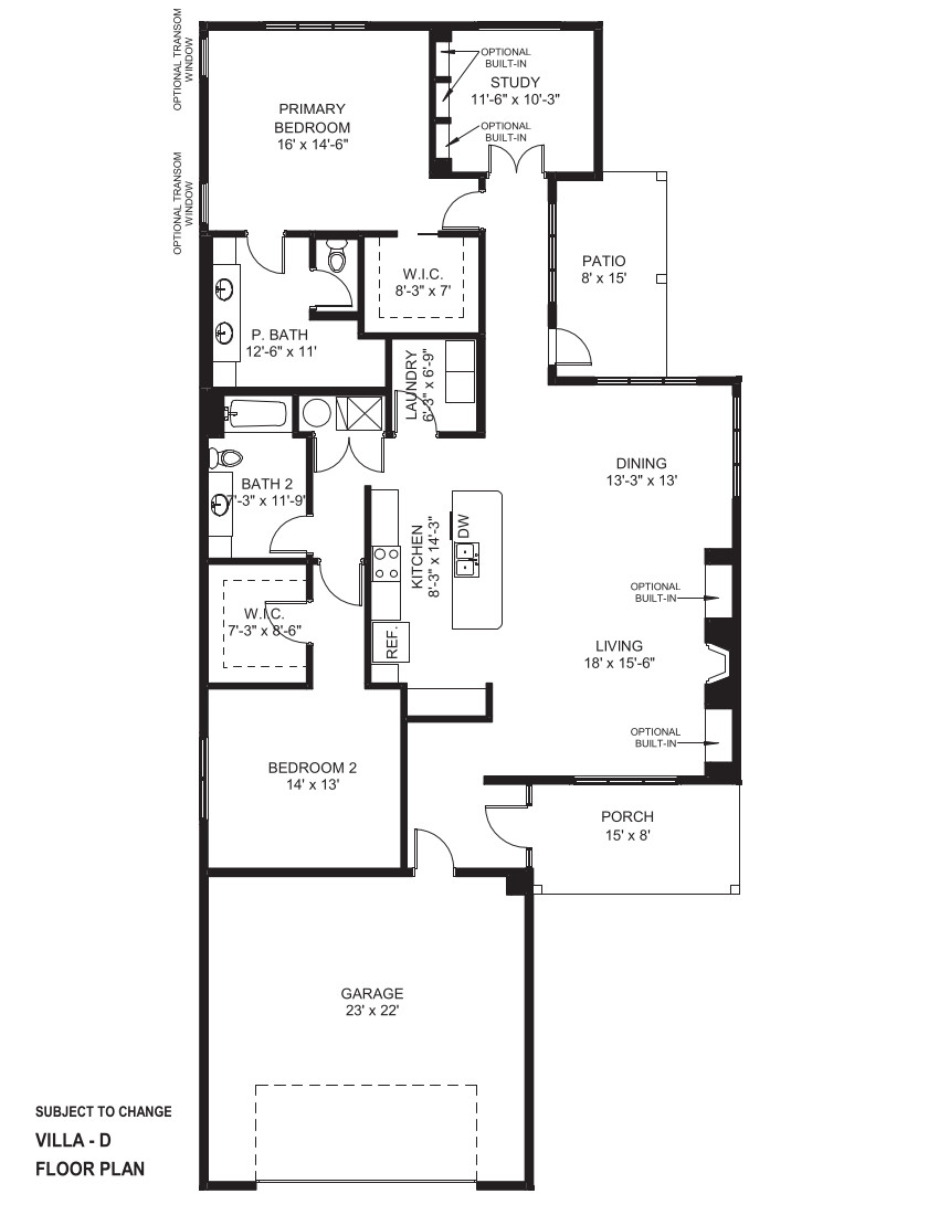 floor plan of a house for sale in Clive, Iowa | Amare Vita